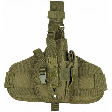 Leg Holster with MOLLE Platform · Verde / OD