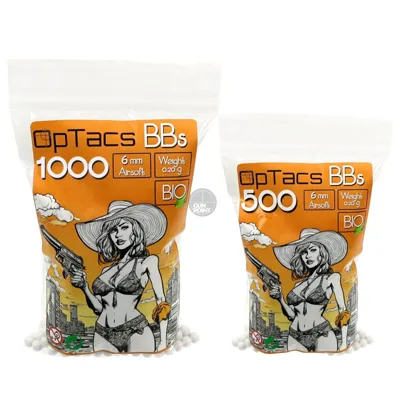 Kugeln OpTacs Supreme BIO BBs 0,20 g 1000 Stk - GunPoint GmbH