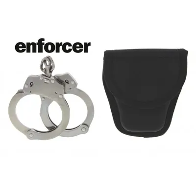 Edelstahl Handfessel Kompl. Mit Etui - Enforcer
