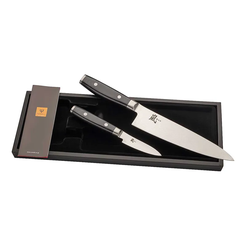 Yaxell Kochmesser-Set Chef- + Gemüsemesser Ran