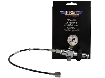 Pressluft Manometer Mit 450 mm Schlauch - First Strike