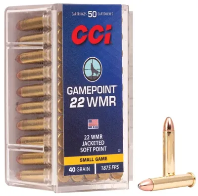 22 WMR 40g. Gamepoint Jacketed Soft - CCI