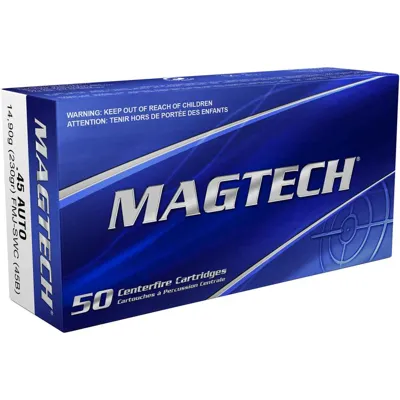 45 ACP Vollmantel SWC 14,9g / 230g - Magtech