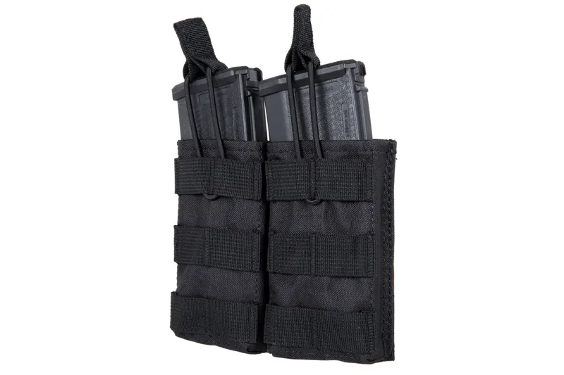 Potacargador Doble Universal · Negro