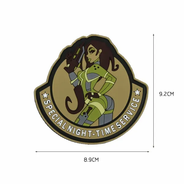 Delta Armory Special Night - Time Services Rubber Patch · Tan / FDE