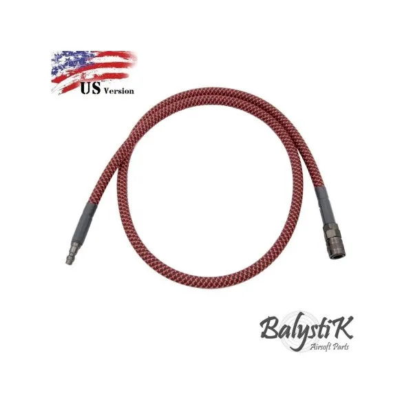 Balystik Premium HPA Braided Line US Version 1m Μαύρο/Κόκκινο