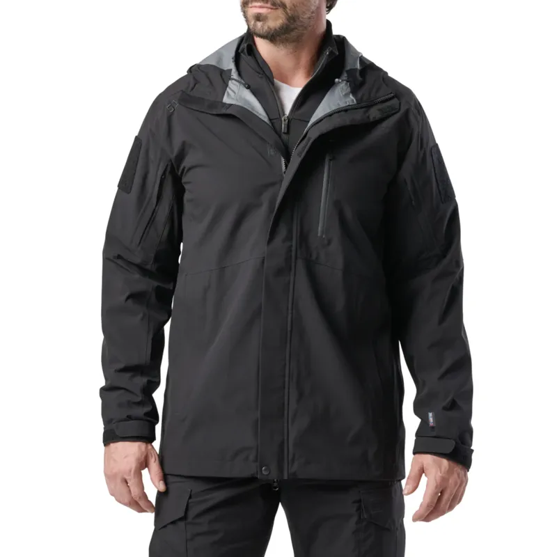 5.11 Tactical Force Rainshell Jacket · Negro