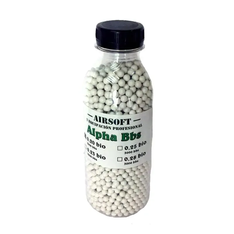 Alpha Industries Botella 3000 Bolas Bio 0,20 g