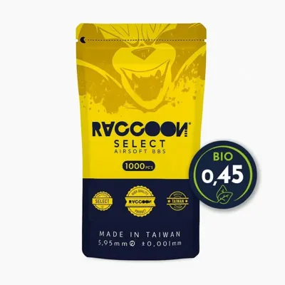 1000 Bolas 0,45 g Bio Select - Raccoon