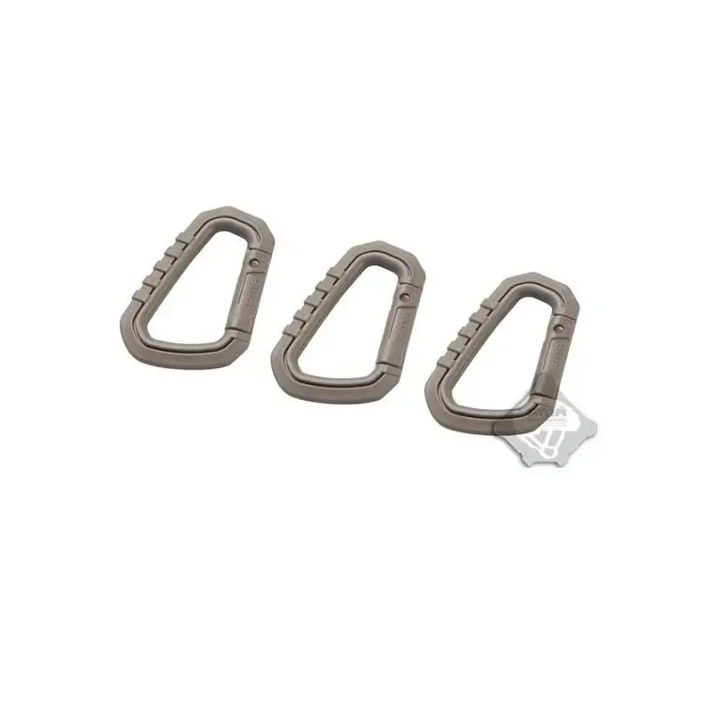 Mosquetones Plástico Quick Hook Grandes · Verde / OD