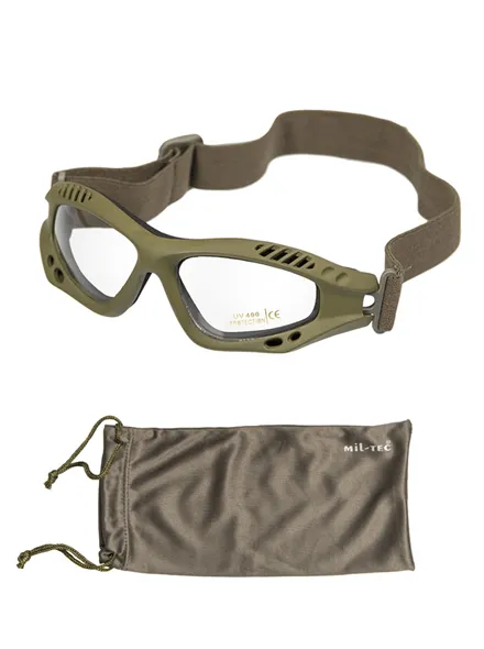 Mil-Tec Γυαλιά Commando Goggles Air Pro Clear Χακί