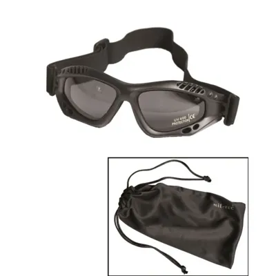 Γυαλιά Commando Goggles Air Pro Smoke Μαύρα - Mil-Tec