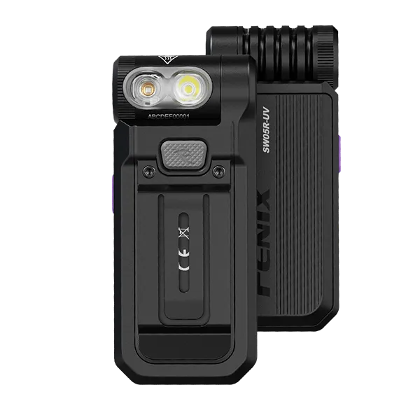 Fenix Φακός SW05R-UV Επαναφορτιζόμενος Με USB
