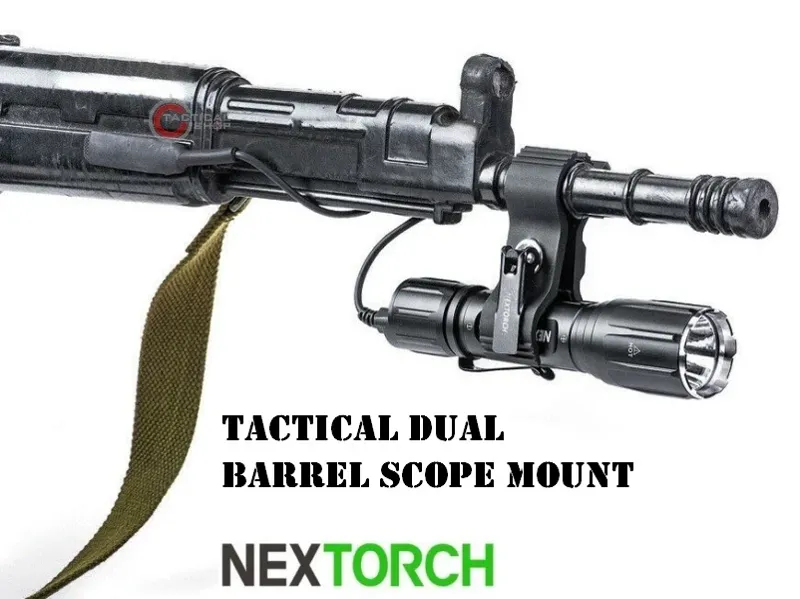 Nextorch Βάση Φακού Κάννης Dual Rail Mount 23-28MM