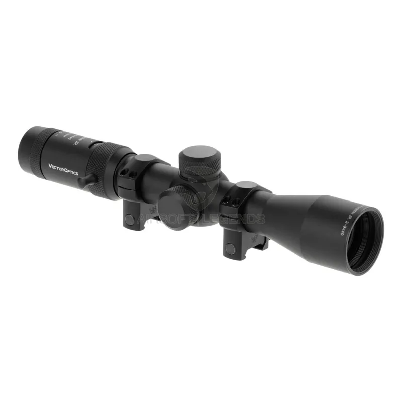 Vector Optics Forester JR. Power 3-9x40 · Negro