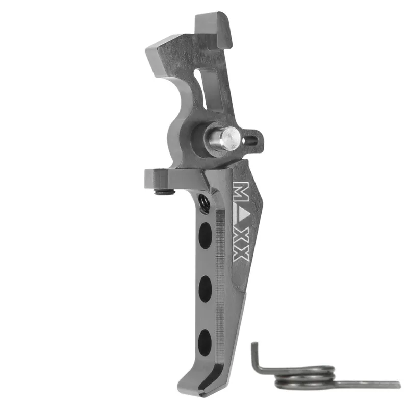 Maxx CNC Aluminum Advanced Speed Trigger (Style e) (Titanium)