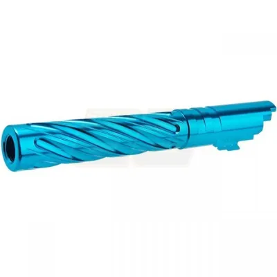 Hi-Capa 5.1 Outer Barrel Type Spiral Storm - Aqua - Dr.Black