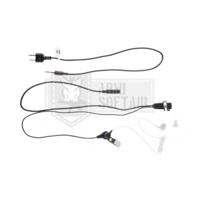 Z-Tac Auricolare Radio FBI Style Acoustic Headset ICOM Connector