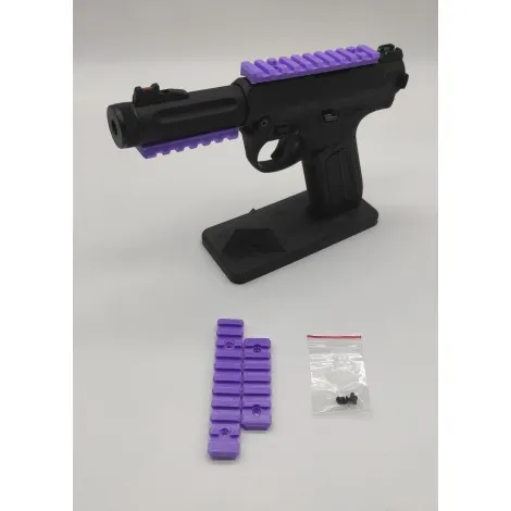 ESOSYSTEM3D AAP01 RIS Rail Set Slitte Colore Viola Lilla