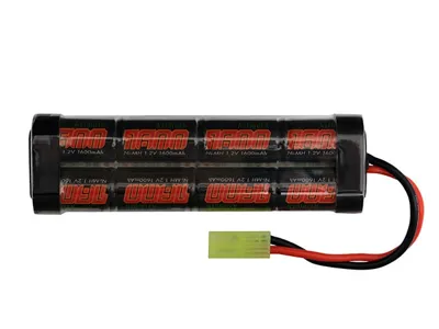 9,6V 1600mAh Ni-MH Lille Type Batteri - IPower