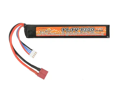 Batteri LIPO 1300mAh 11,1V 15/30C - T-Stik - Victory Battery
