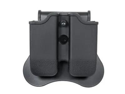 G17/G19/ACP Dobbelt Magasinlomme Serie - Sort - Amomax