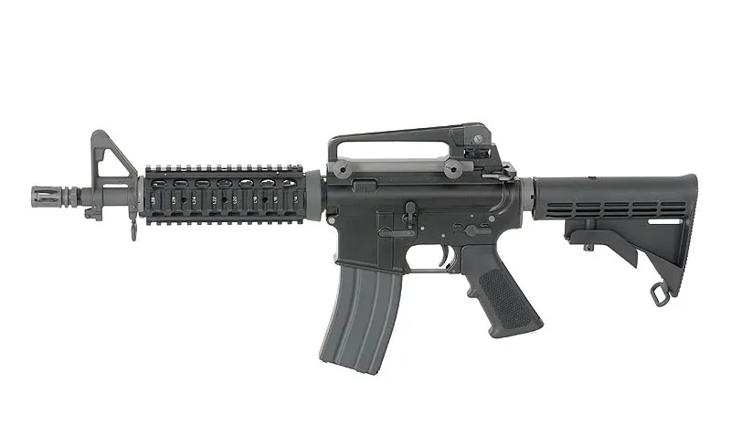 WE Airsoft M4 CQB Riffel V3 - Sort · Negro