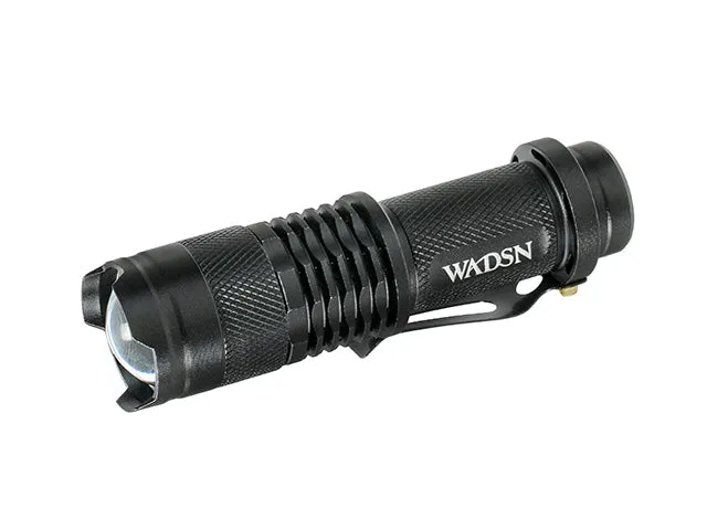 Wadsn Mini Telescopic Flashlight - Sort
