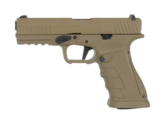 APS Airsoft XTP Xtreme Training Pistol · Tan / FDE