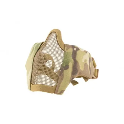 Masque Grillagé Avec Attache pour Casque - Tactical
