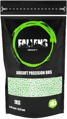 Tracer BBs 0.30g (3333BBs) - Zelené - FALLENS AIRSOFT