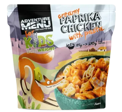 Kuře Na Paprice S Těstovinami - Adventure Menu