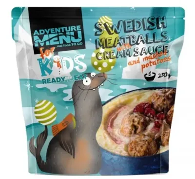 Švédské Masové Kuličky Se Smetanovou Omáčkou a Bramborovou Kaší - Adventure Menu