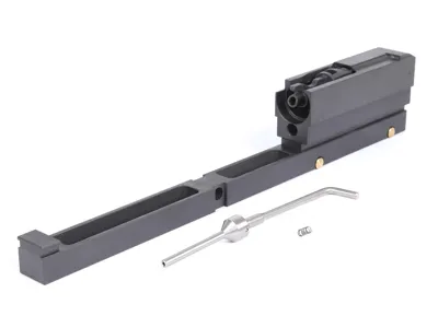 Ocelový CNC Nosič Závěru a Táhlo S Magnetic NPAS Nabíjecí Tryskou Pro WE V3 SCAR L - RA-Tech