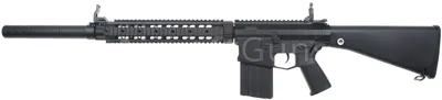 SR25 RAS, Pevná Pažba, Tlumič,, Platinum, CM.098 - Cyma