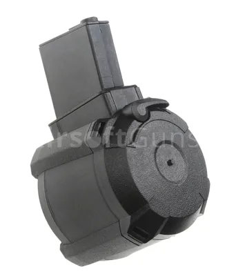 Bubnový Zásobník M4, 1200 BB, Elektrický, Černý,, HY-401 - Cyma