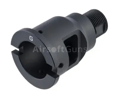 CNC Adaptér Vnější Hlavně Pro GHK M4/AR15 - Maple Leaf