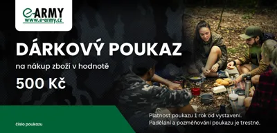Dárkový Poukaz: Hodnota: 500,-Kč - E-ARMY