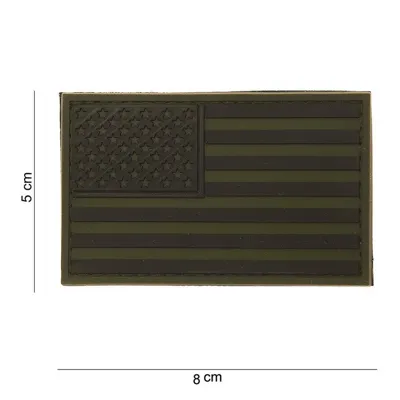 Vlaječka USA - Velcro, 3D PVC - FOSCO - USA - V.O
