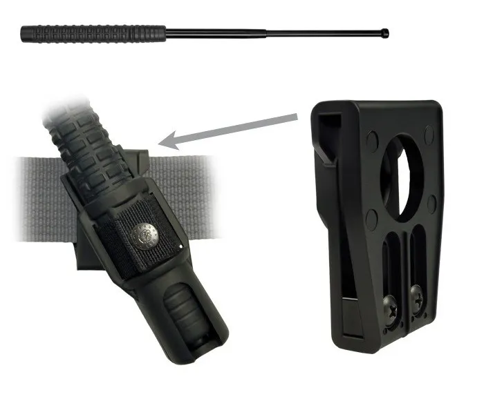 SECURITY-CZ Teleskopický Obušek 18″– Kalený, ČERNÝ
