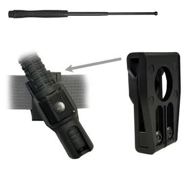Teleskopický Obušek 18″ – Kalený, ČERNÝ, Rukojeť ERGO - SECURITY-CZ