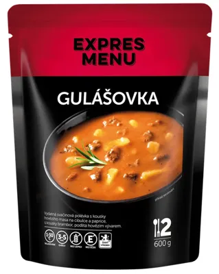 Gulášová Polévka (2 Porce) - 600g - Expres menu
