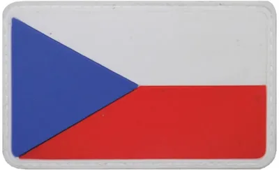Vlaječka Česká - Velcro, 3D PVC - Barevná - M.F.H. (Německo)