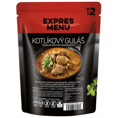 Kotlíkový Guláš (2 Porce) - 600g - Expres menu