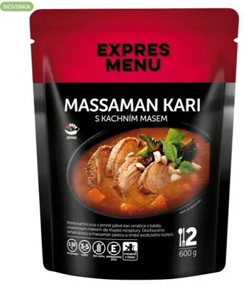 Massaman Kari S Kachním Masem (2 Porce) - 600g - Expres menu