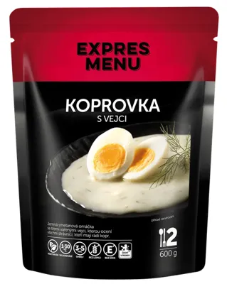 Koprovka S Vejci (2 Porce) - 600g - Expres menu