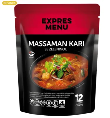 Massaman Kari Se Zeleninou 2 Porce (600 g) - Expres menu