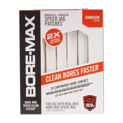 Zestaw Przecieraków Do Broni Bore-Max Speed Jag Patches - 4'' S -.22 - 250 Szt. - AVBMPATCH4S - Real Avid