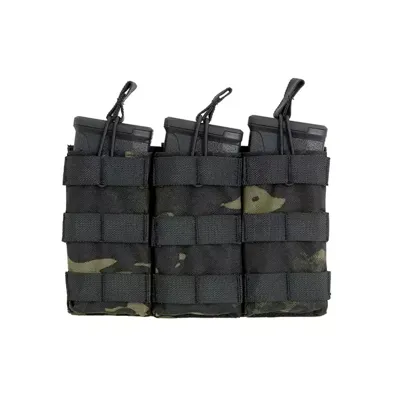 Front Panel Triple M4 Open Top MOLLE