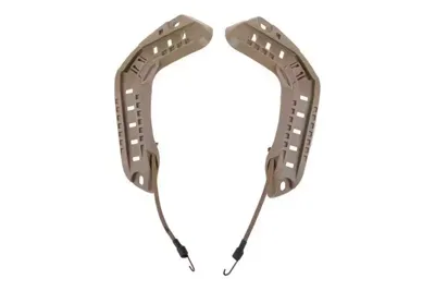 Juego de Raíles de Montaje para Cascos Tipo FAST - Color Canela - GFC Tactical